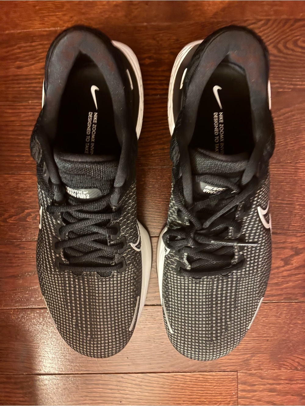 Nike Men’s Black and White Athletic Running Shoes